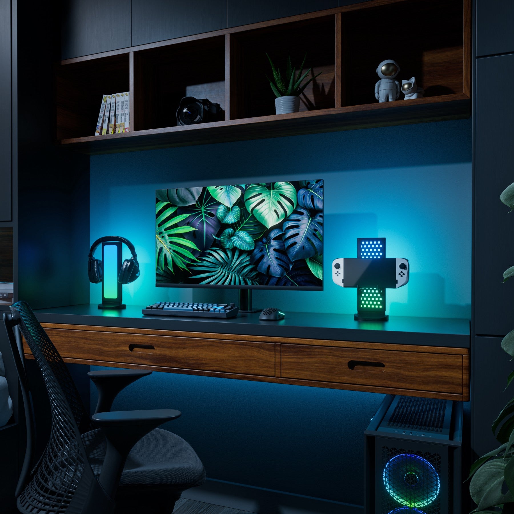 Pegboard Desk Dock (Black)