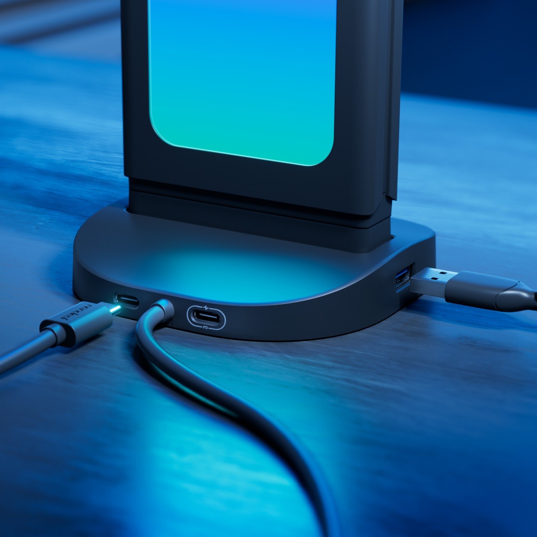 Pegboard Desk Dock (Black)