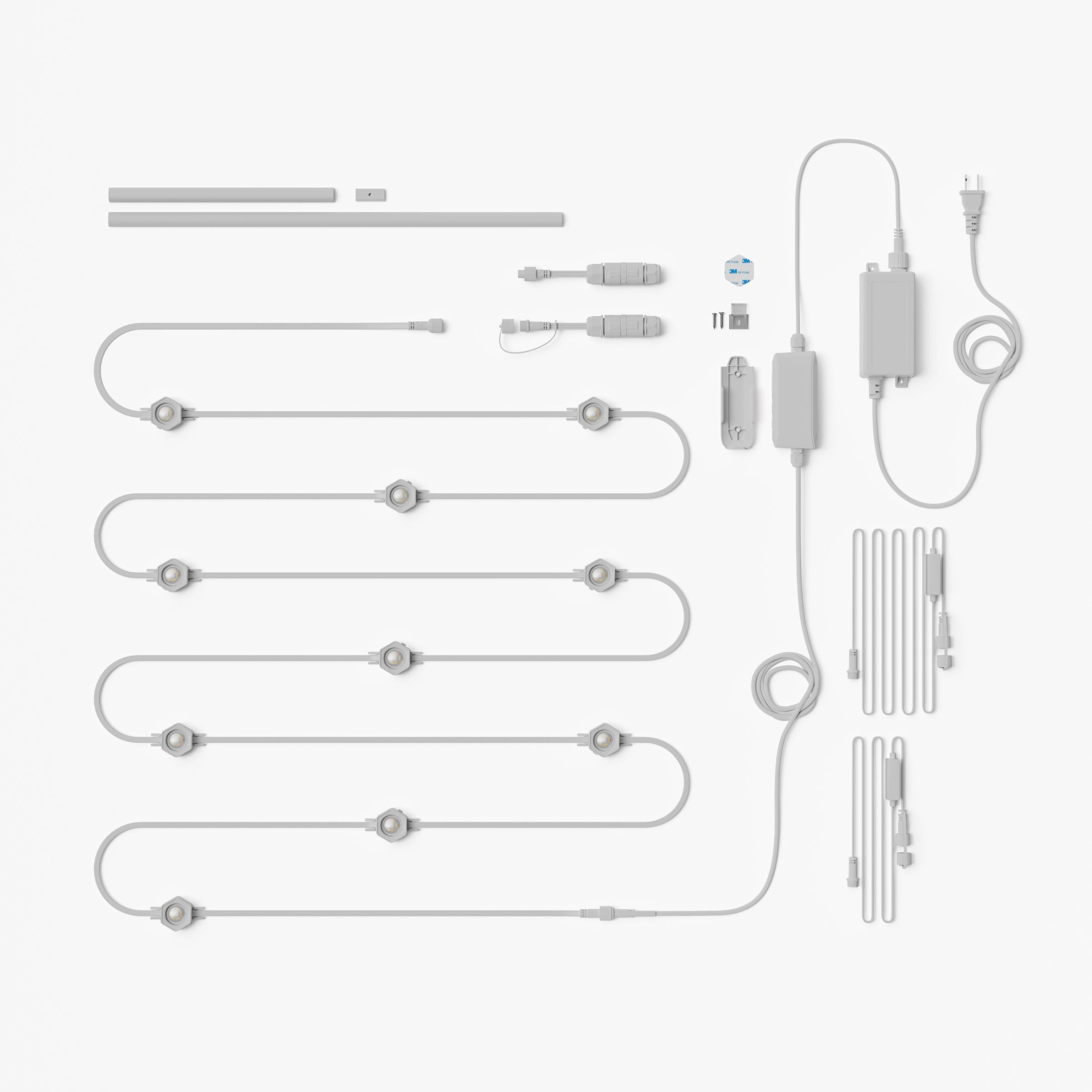 Matter Smart Multicolor Permanent Outdoor Lights Starter Kit