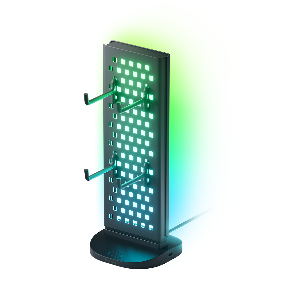 Pegboard Desk Dock (Black)