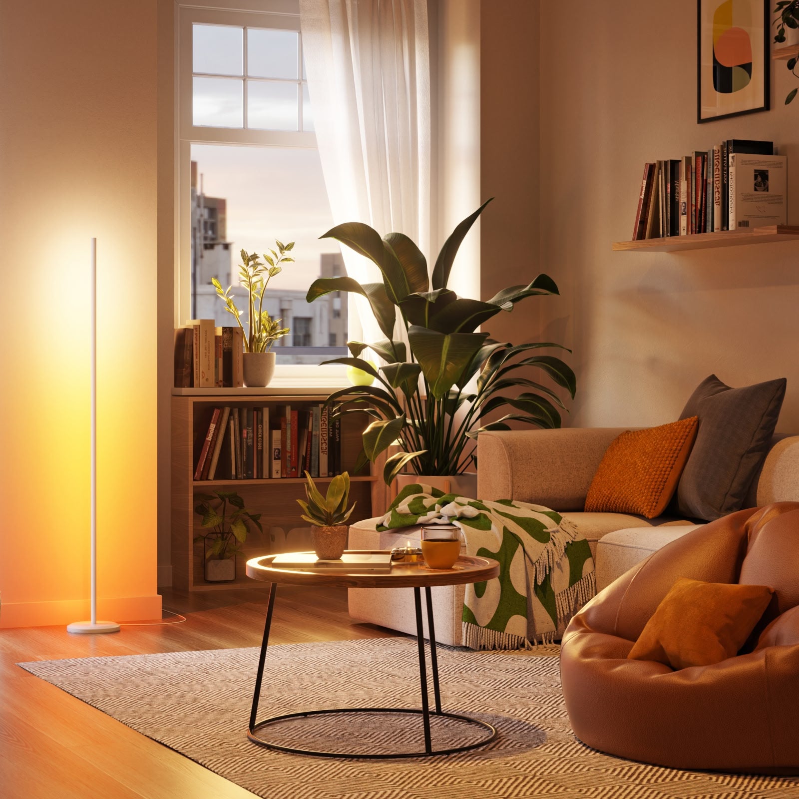 Matter Smart Multicolor Floor Lamp (White)