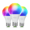 Nanoleaf Essentials Matter A19| E27 Smart Bulb (3 Pack)