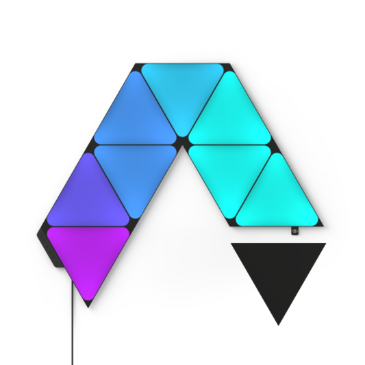 Limited Edition Ultra Black Triangles Starter Kit (9 Panels)