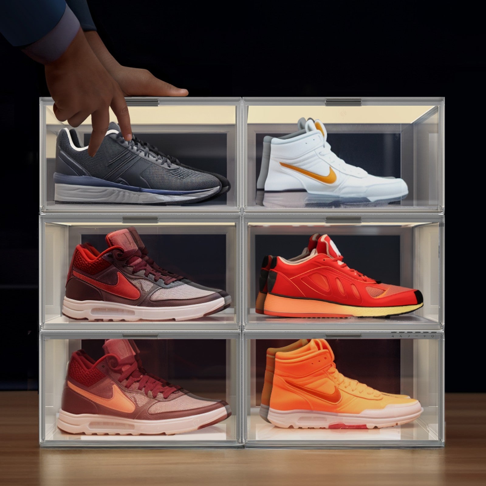 EXPO Smart LED Display Case Starter Kit (8 Pack)