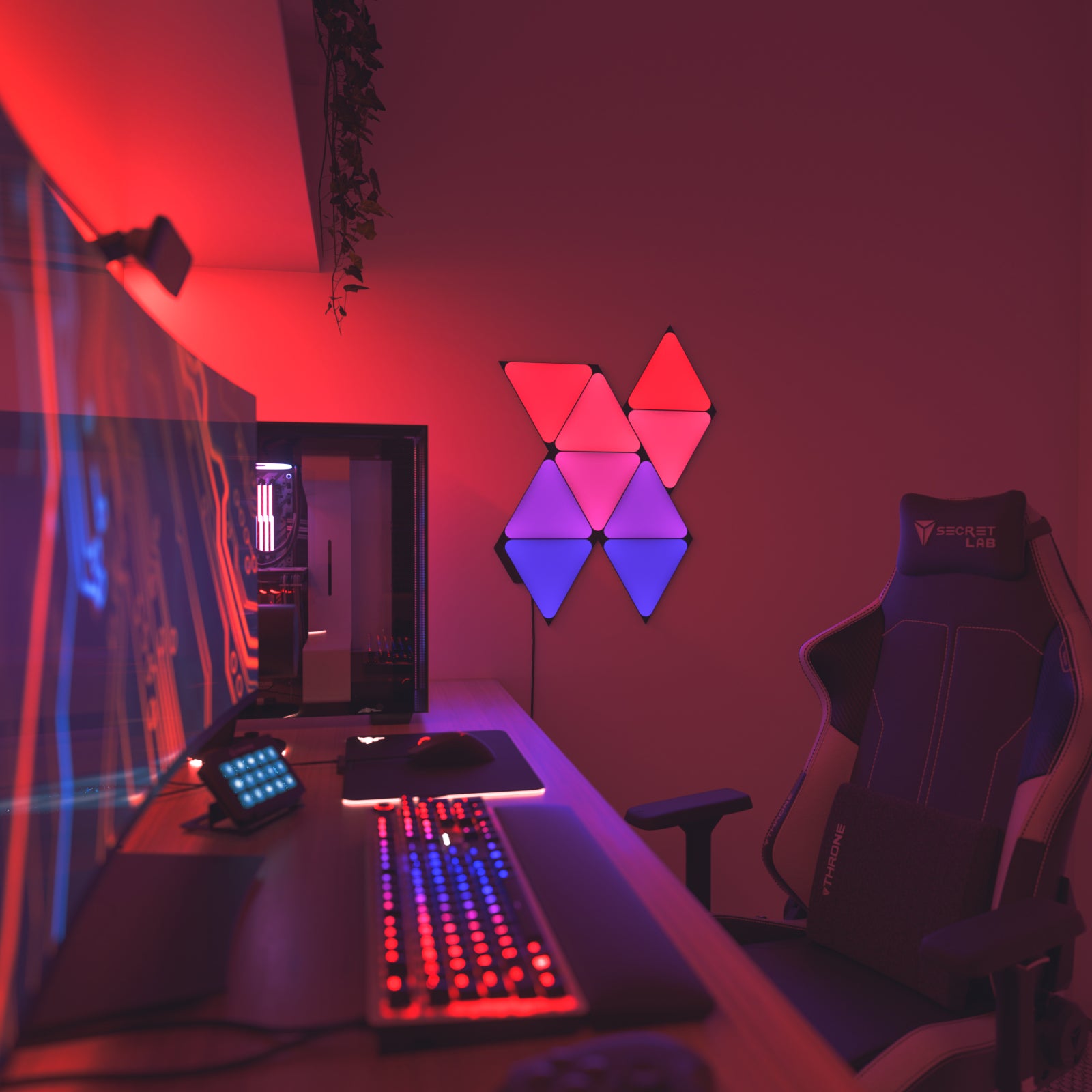 Limited Edition Ultra Black Triangles Starter Kit (9 Panels)