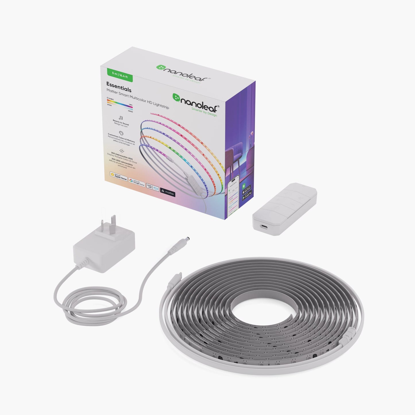 Matter Smart Multicolor HD Lightstrip 16.4ft (5m)