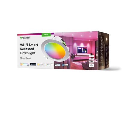 Wi-Fi Matter 3.5" Recessed Downlight (4 Pack)