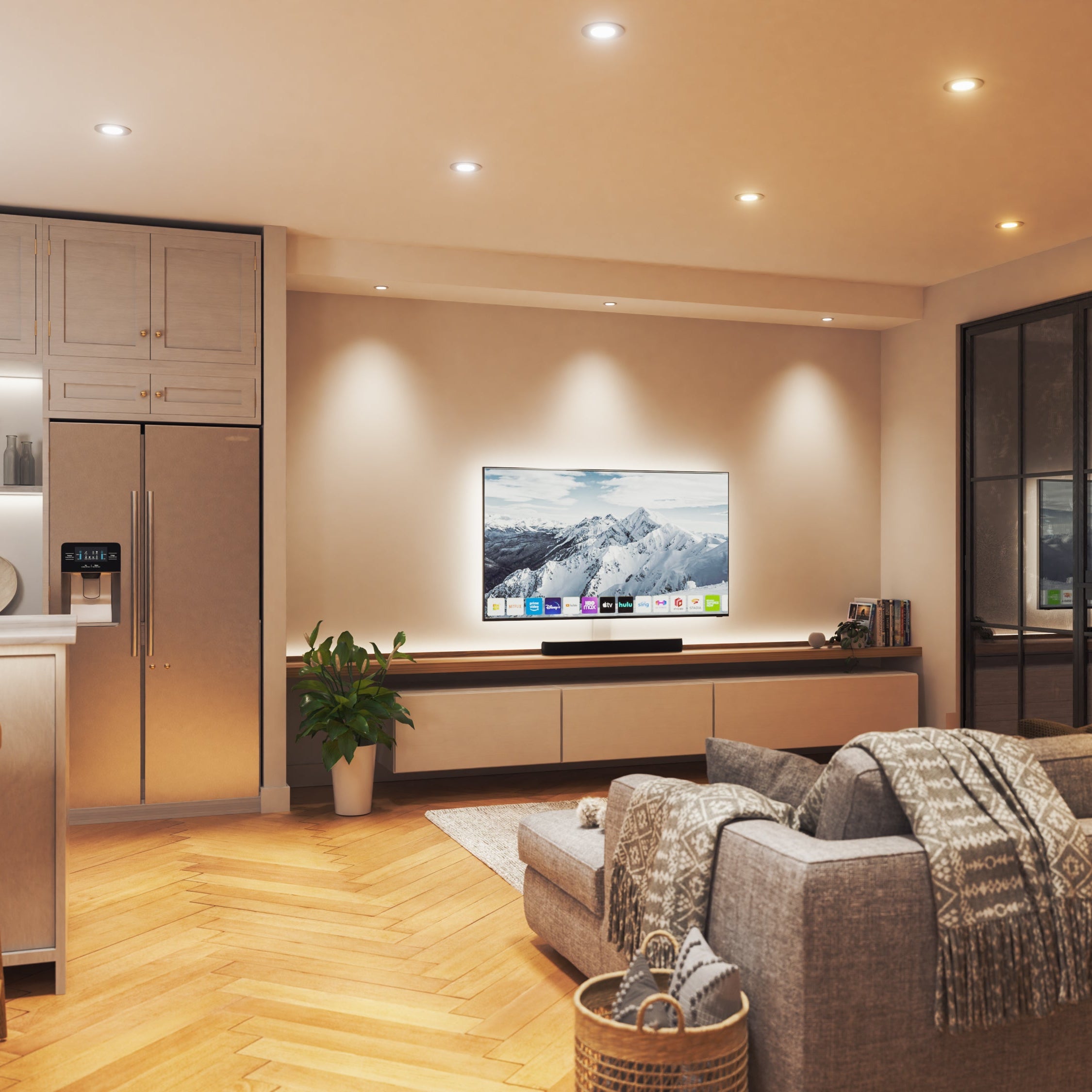 Wi-Fi Matter 3.5" Recessed Downlight (4 Pack)