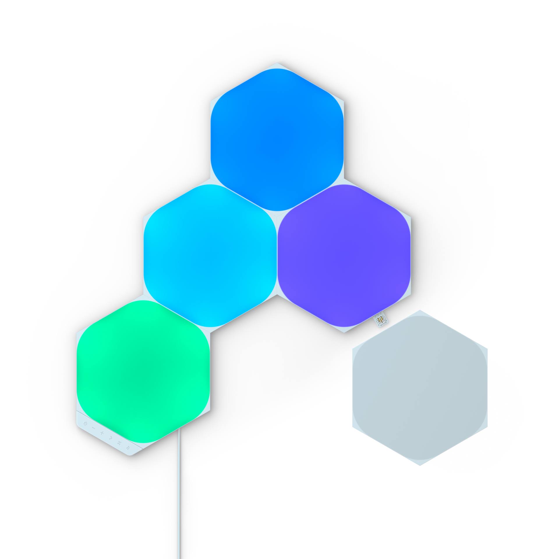 Nanoleaf Shapes Hexagons | Smart LED Light Panel Kit – Nanoleaf