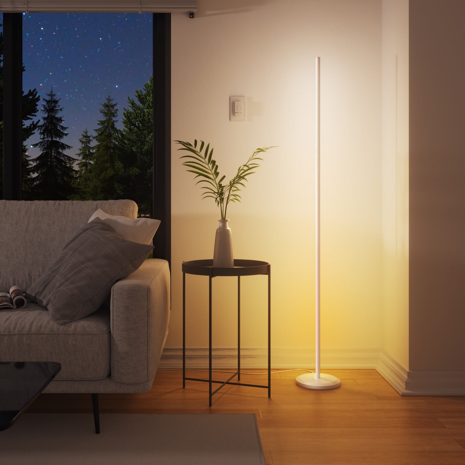 Matter Smart Multicolor Floor Lamp (White)
