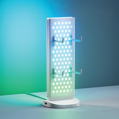Pegboard Desk Dock White (1PK)