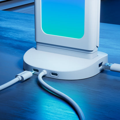 Pegboard Desk Dock (White 2 Pack)