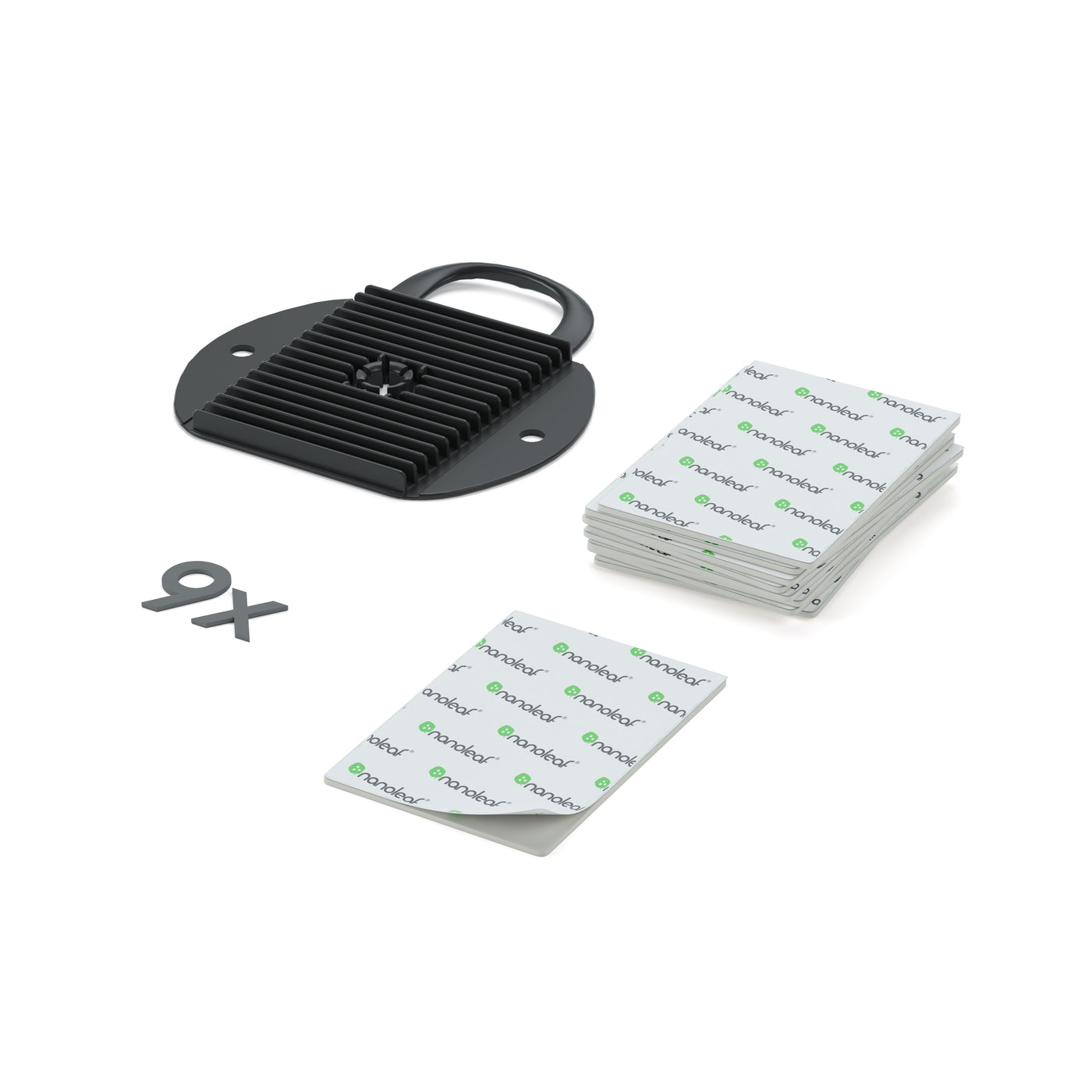 Replacement Mounting Plates and Tape for Nanoleaf Ultra Black Shapes